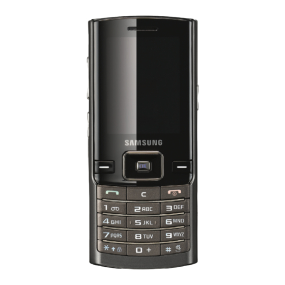 Samsung SGH-D780 User Manual