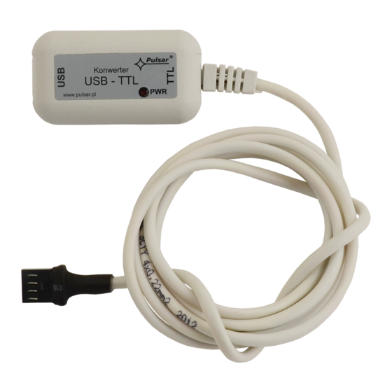 Pulsar USB-TTL INTU Manual