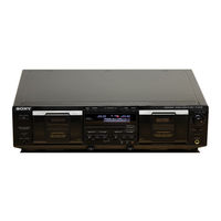 Sony TC-WE435 Operating Instructions Manual