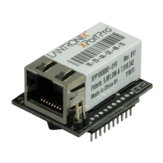 Lantronix XPortPro Web-i Quick Start Manual