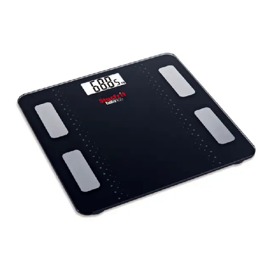 STARFRIT BLUETOOTH BODY ANALYSIS SMART SCALE INSTRUCTIONS FOR USE MANUAL Pdf Download ManualsLib