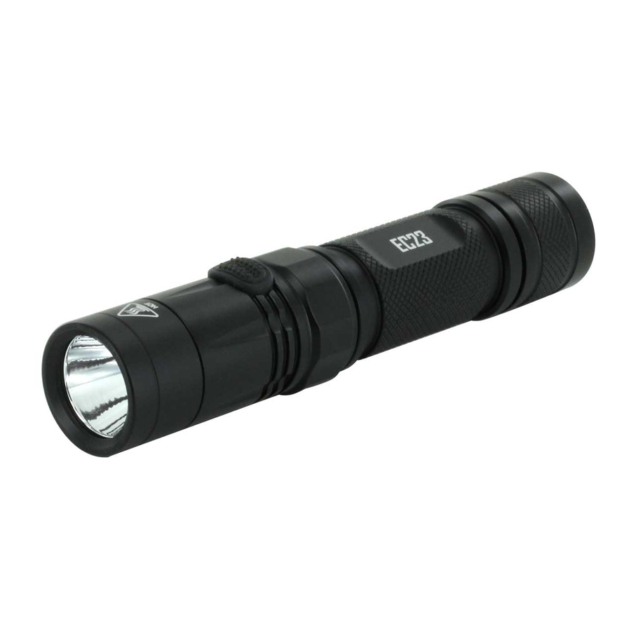 Nitecore EC23 - 1800 lumens Flashlight Manual | ManualsLib