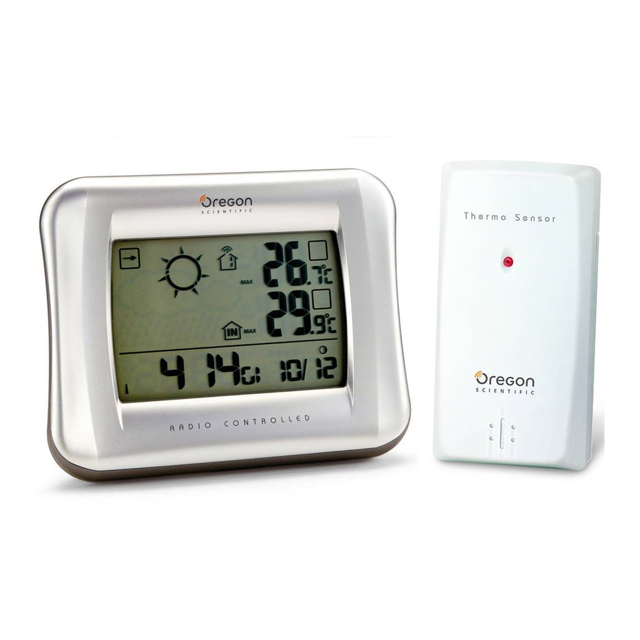 Oregon Scientific BAR686 Wireless Weather Station Manual ManualsLib