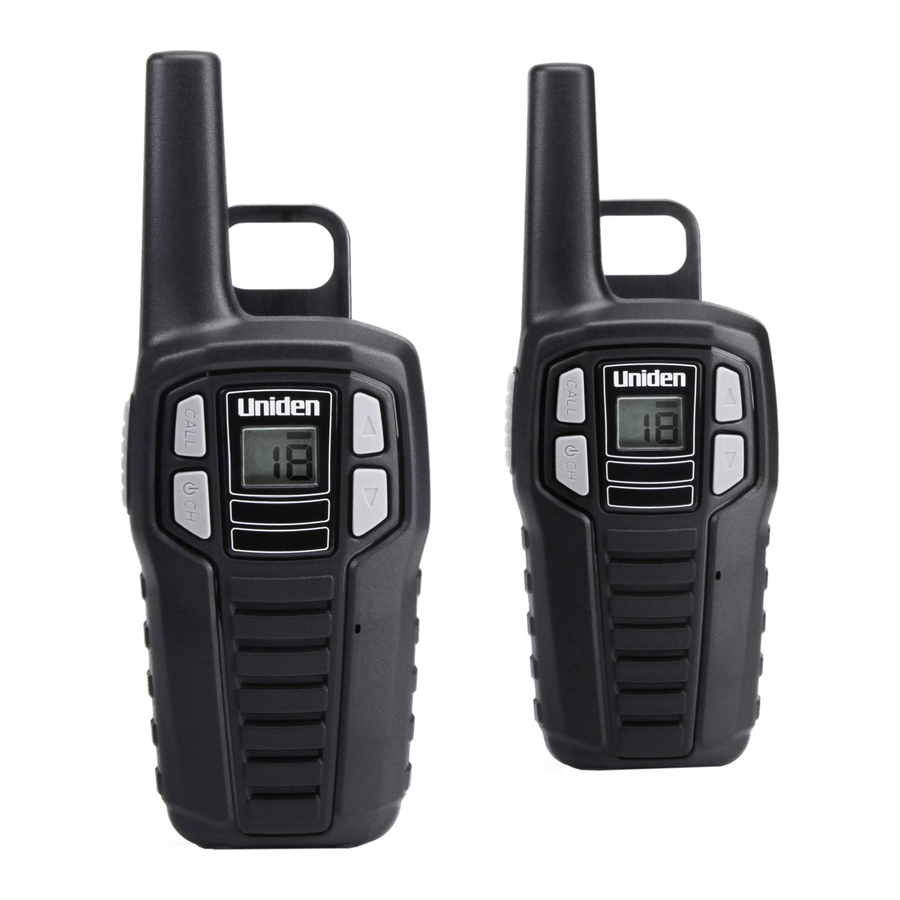 Uniden SX167 Frs 2Way Radio Manual ManualsLib