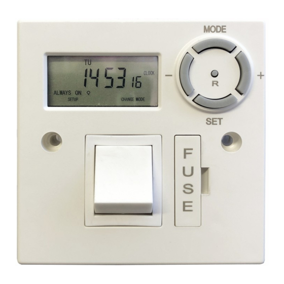 Optimum OPDFST Digital Fused Spur Timer User Instructions ManualsLib