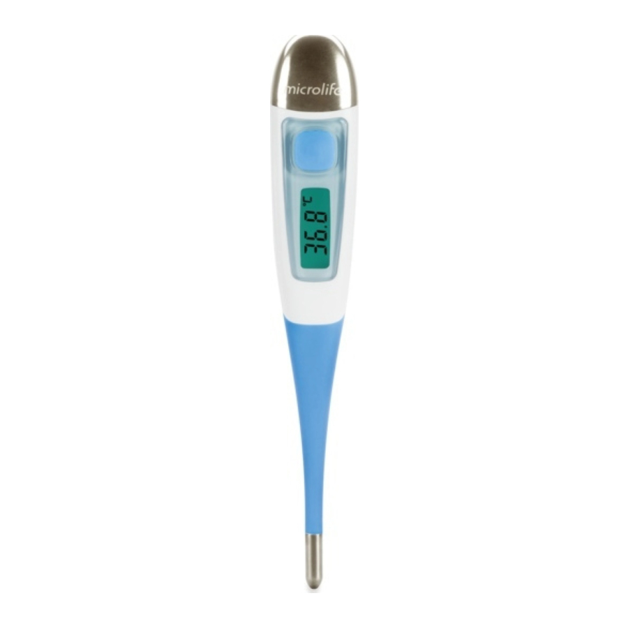 Microlife MT 410 Antimicrobial Digital Thermometer Manual ManualsLib