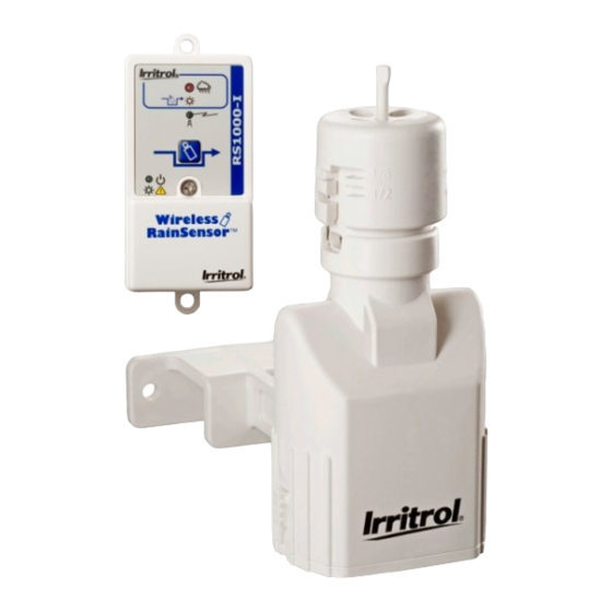 IRRITROL WIRELESS RAINSENSOR RS1000I USER MANUAL Pdf Download ManualsLib