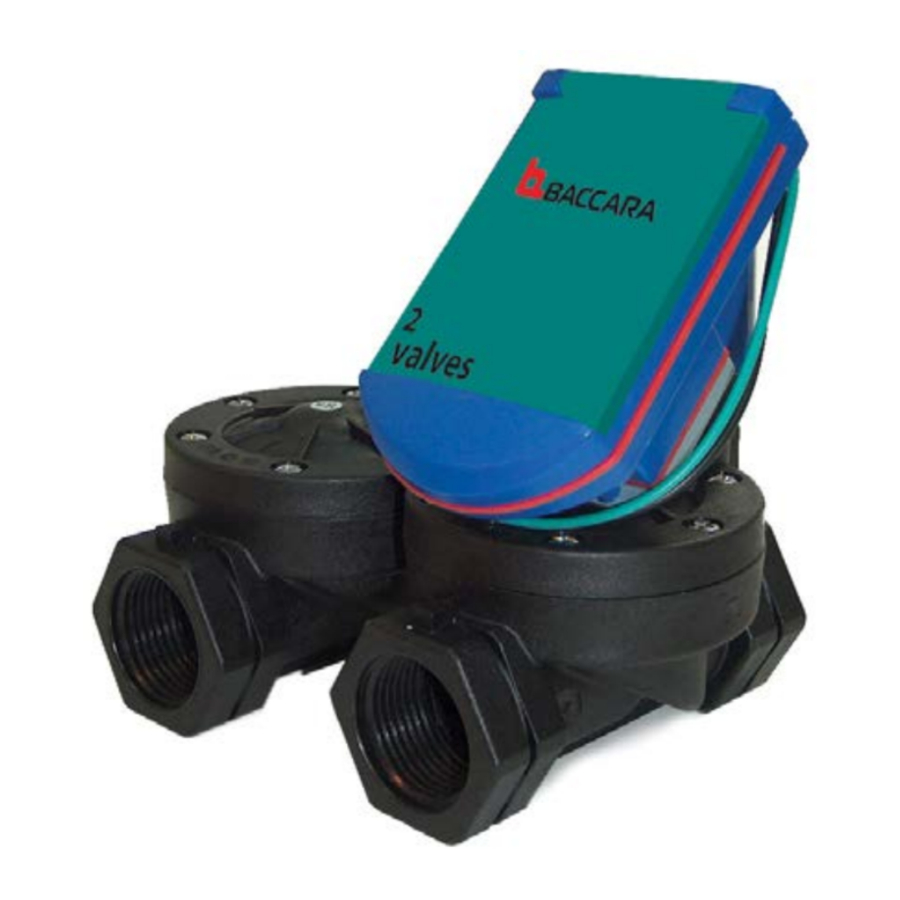 Baccara G75 Two Valves Irrigation Controller Users Guide ManualsLib