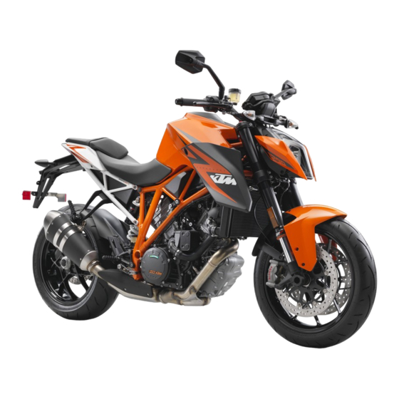 KTM 1290 SUPER DUKE R EU 2014 REPAIR MANUAL Pdf Download | ManualsLib