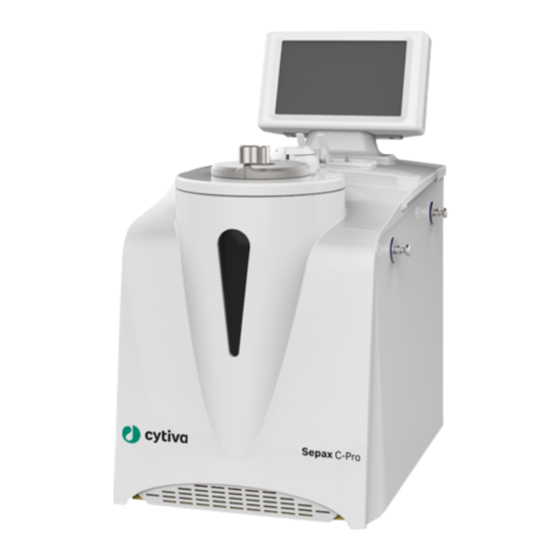 CYTIVA SEPAX CPRO OPERATING INSTRUCTIONS MANUAL Pdf Download ManualsLib