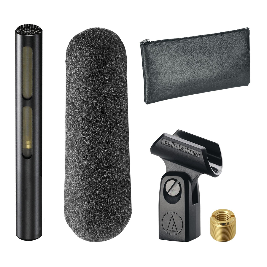 AudioTechnica AT875R Line + Gradient Condenser Microphone Manual