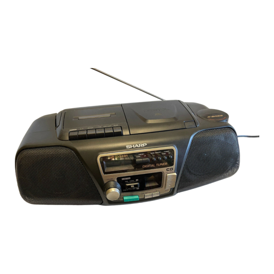 Sharp QT-CD131H Service Manual