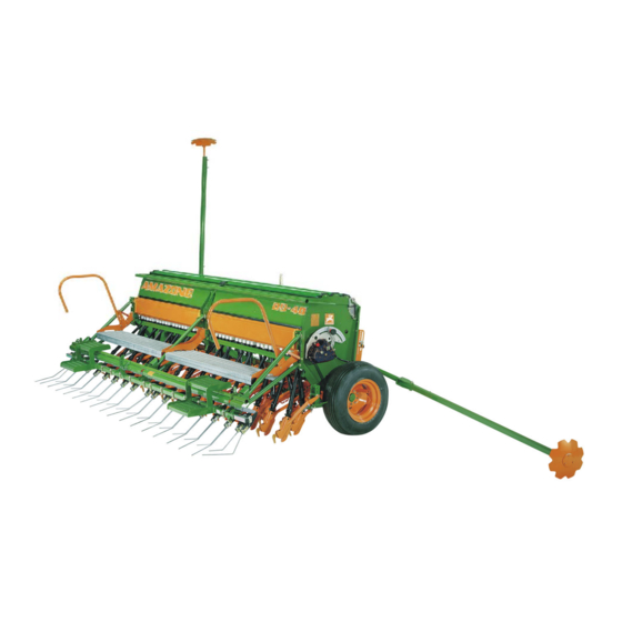Amazone D9-25 Special Operating Manual