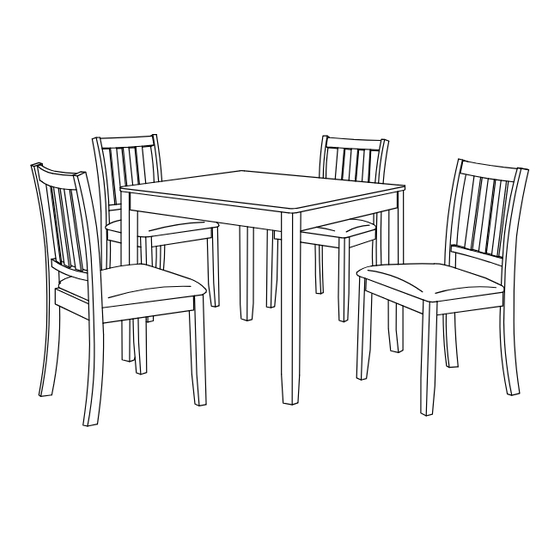 Coaster 150400 Assembly Instructions Manual