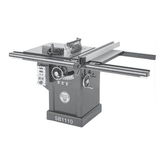South Bend Tools SB1111 Owner's Manual