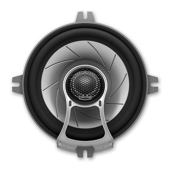 Alpine SPX-13REF - Type-X Car Speaker Installation Manual