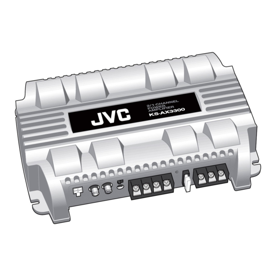 JVC KS-AX3500 - Amplifier Manuals