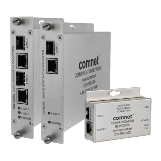 Comnet CNFE2MC Mechanical Installation Instructions