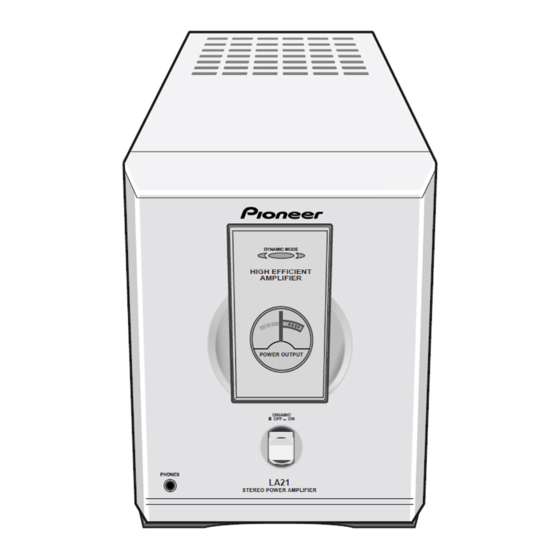 Pioneer M-LA21 Service Manual