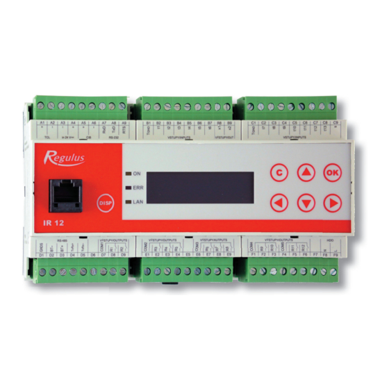 Regulus IR 12 User Manual