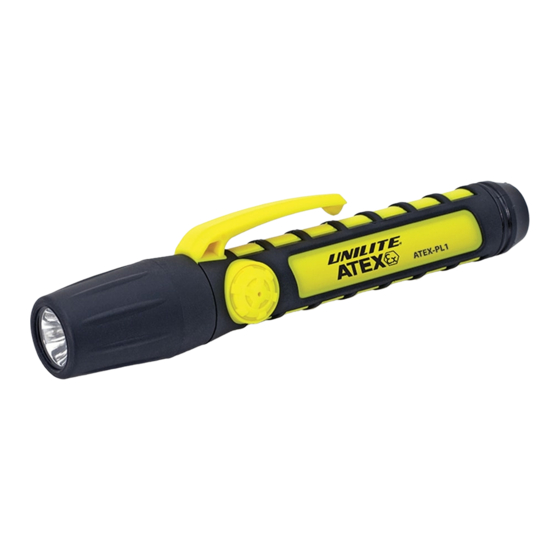 UNILITE ATEX-PL1 Quick Start Manual