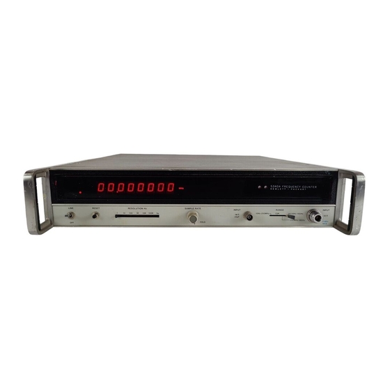 HP 5342A Calibration Procedure