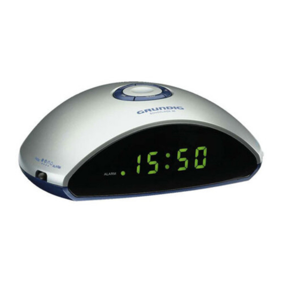 Grundig Sonoclock 30 Portable Radio Manual