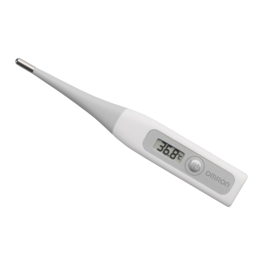 Omron MC343F Digital Thermometer Manual ManualsLib