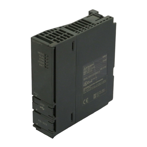 MITSUBISHI ELECTRIC MELSEC-Q00U(J)CPU USER MANUAL Pdf Download | ManualsLib