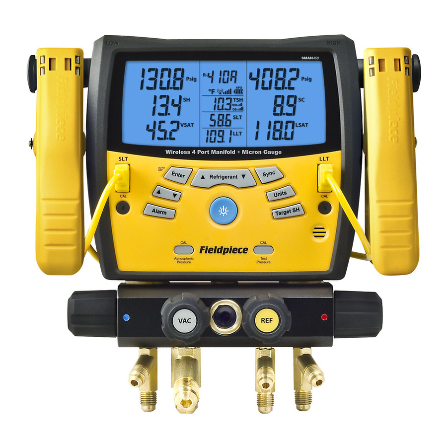 Fieldpiece SMAN2, SMAN3 Digital Manifold & Vacuum Gauge Manual