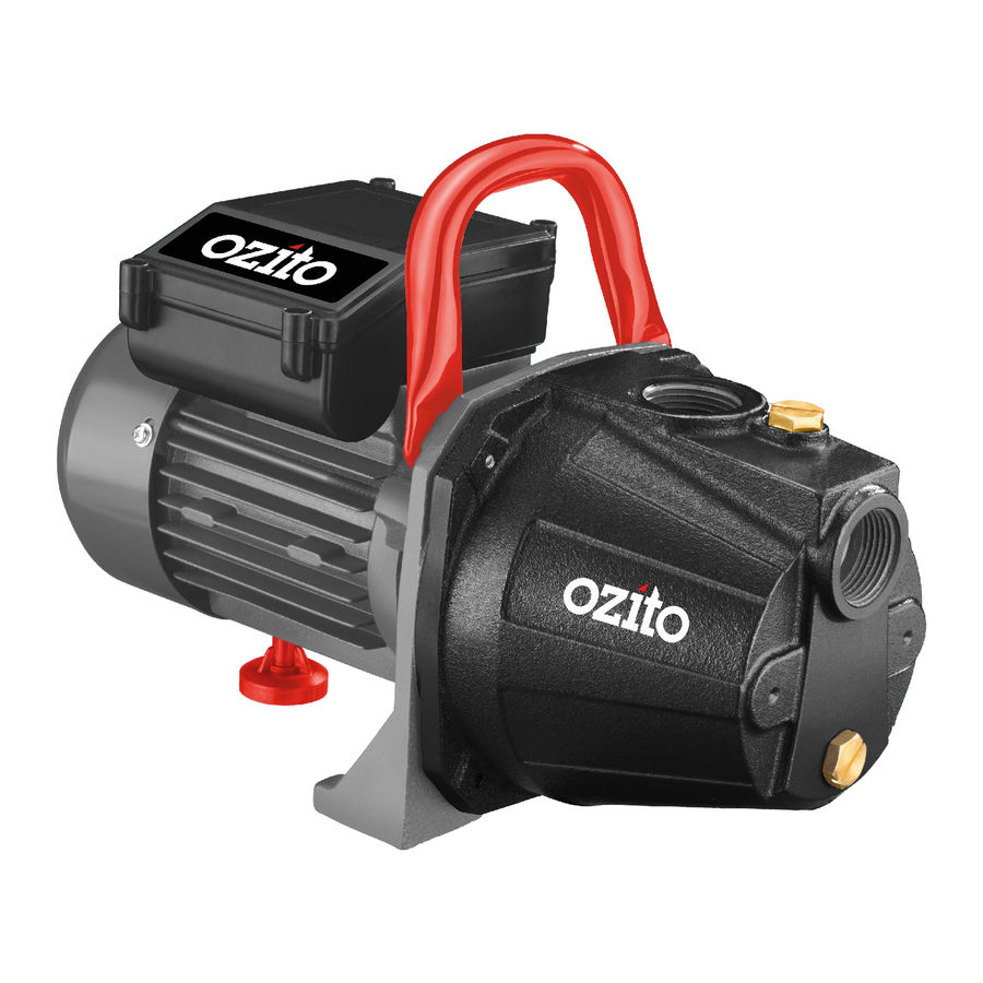 Ozito TRP650 Transfer Water Pump Manual ManualsLib