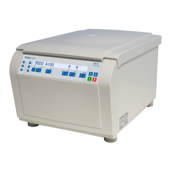 FISHER SCIENTIFIC FISHERBRAND GT2 INSTRUCTION MANUAL Pdf Download