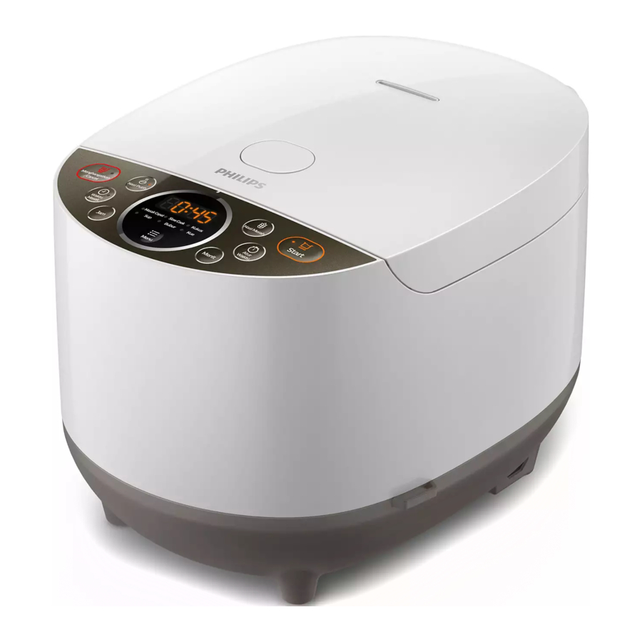 philips rice cooker hd3038 manual