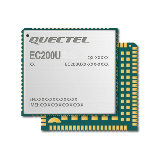 QUECTEL EC200U SERIES HARDWARE DESIGN Pdf Download ManualsLib