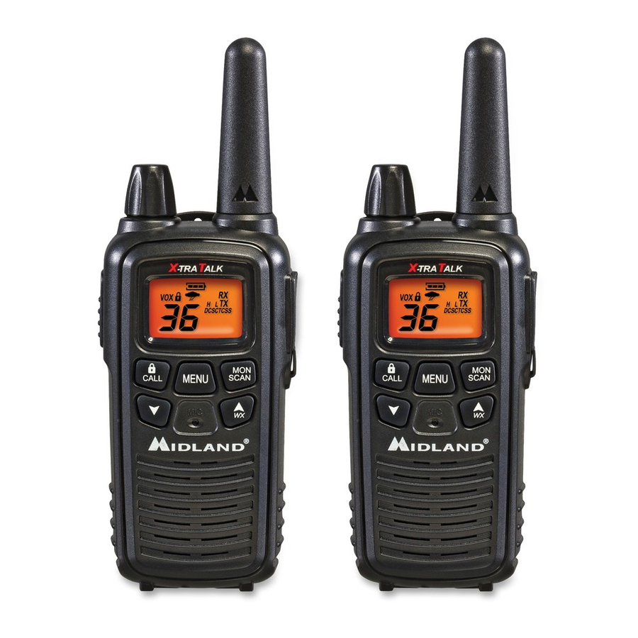 Midland XTRA TALK LXT600, LXT630, LXT650 Series Manual ManualsLib