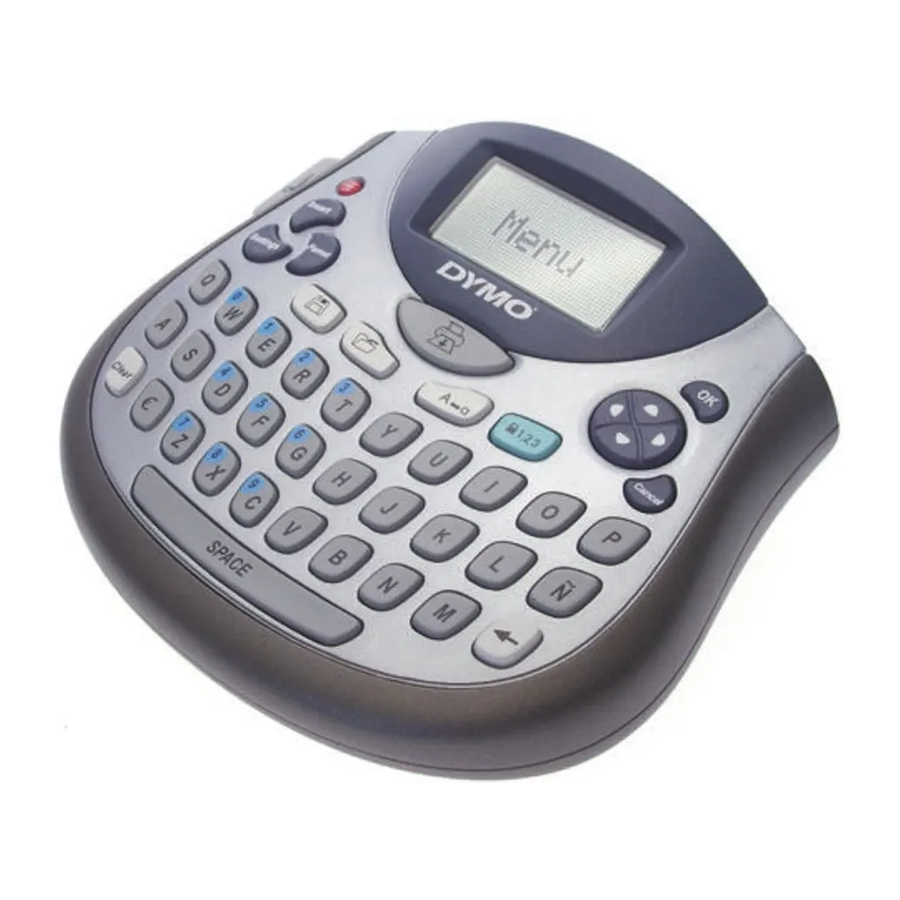 Dymo LetraTag LT100T Label Maker Manual ManualsLib