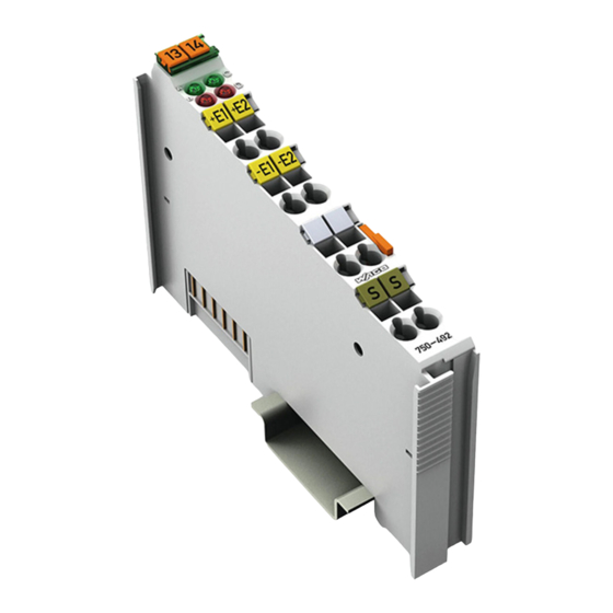 WAGO 750 Series Instruction Manual