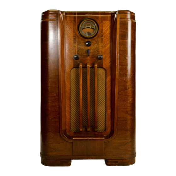 Philco 37-650 Service Manual