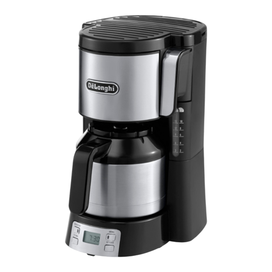 DeLonghi ICM15240 Instructions For Use Manual