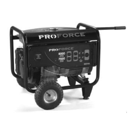Pro Force PM0106000 Operator's Manual