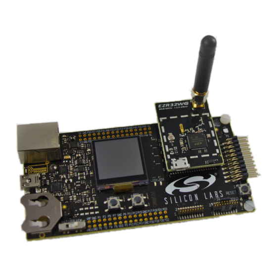 Silicon Laboratories EZR32WG User Manual