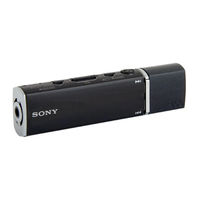 Sony Walkman NW-E015F Operation Manual
