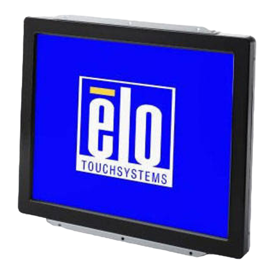 Elo TouchSystems Entuitive 1947L Series User Manual