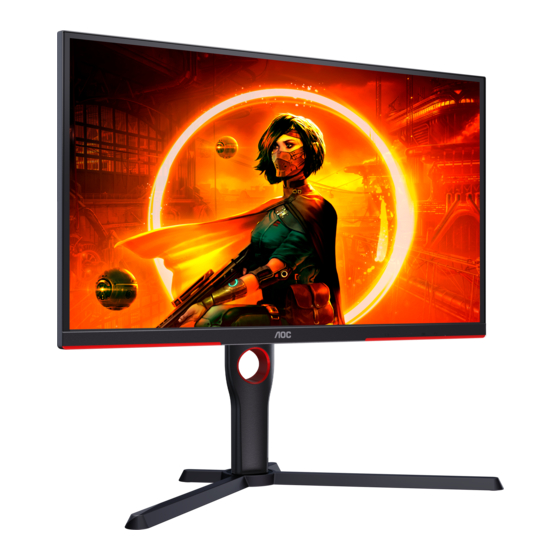 AOC 25G3ZM/BK User Manual