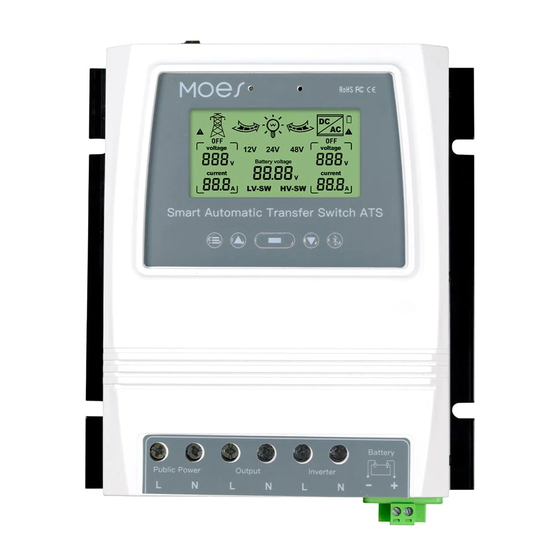User Manuals: Moes BAT-80A Automatic Transfer Switch