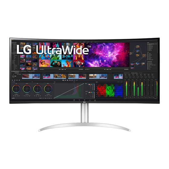 LG 38BQ85C Manuals