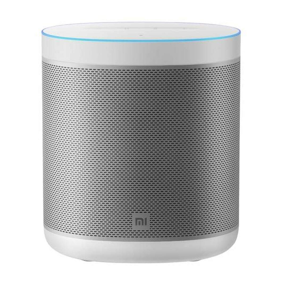 XIAOMI MI SMART SPEAKER USER MANUAL Pdf Download | ManualsLib