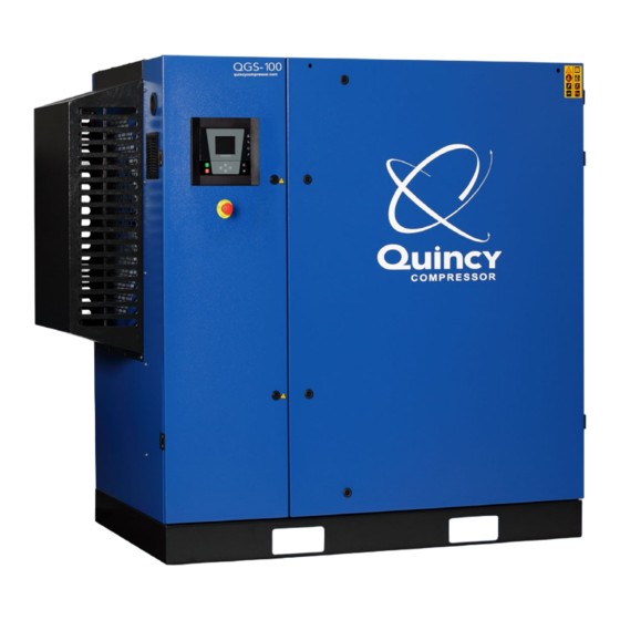 QUINCY COMPRESSOR QGS 40 INSTRUCTION BOOK Pdf Download ManualsLib