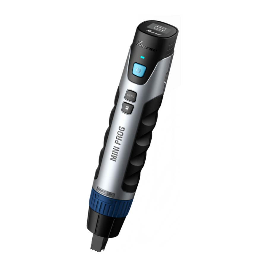 Xhorse MiNi PROG Manual | ManualsLib