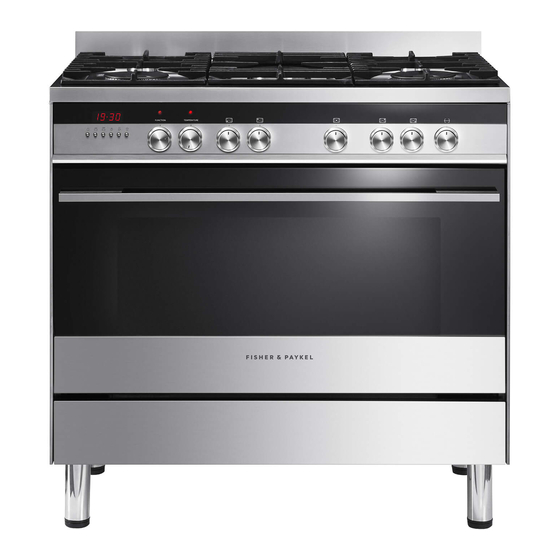 Fisher & Paykel OR90SDBGFX2 Manual